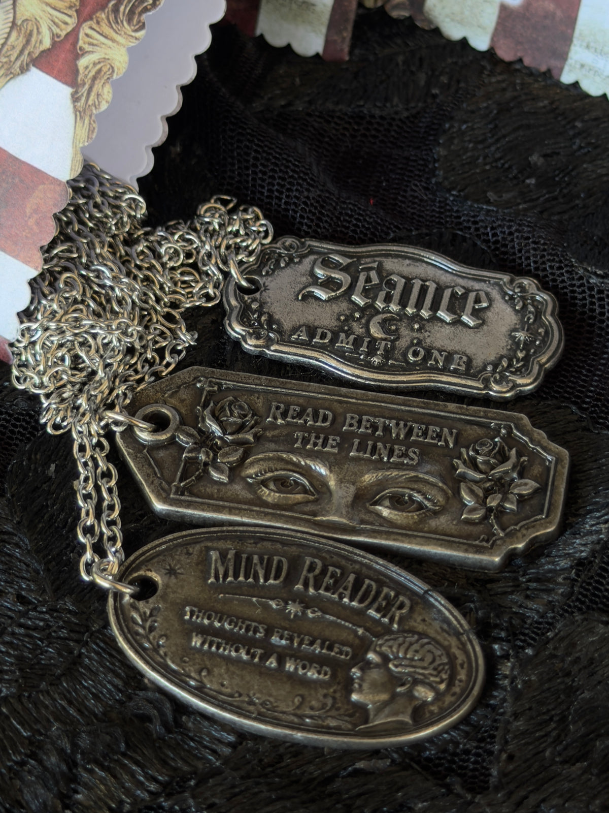 HIDING IN PLAIN SIGHT - Mother of Hades Tag Necklace