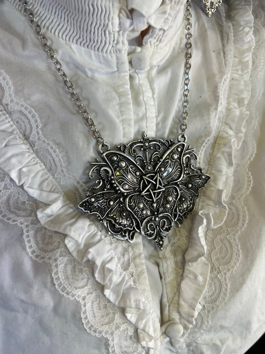 DARK FAE - Mother of Hades Cast Butterfly Necklace