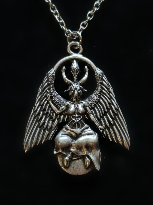 THE RETURN OF BAPHOMET RISING - Mother of Hades Mini Original Necklace