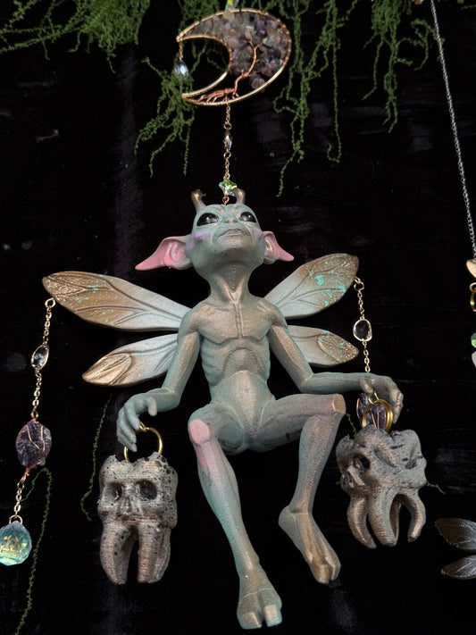 THE TINKERA - Fluorite Moon Tooth Fairy Creature