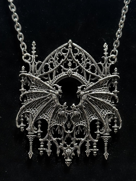NONE SHALL PASS - Mother of Hades NIGHT GARDEN Necklace