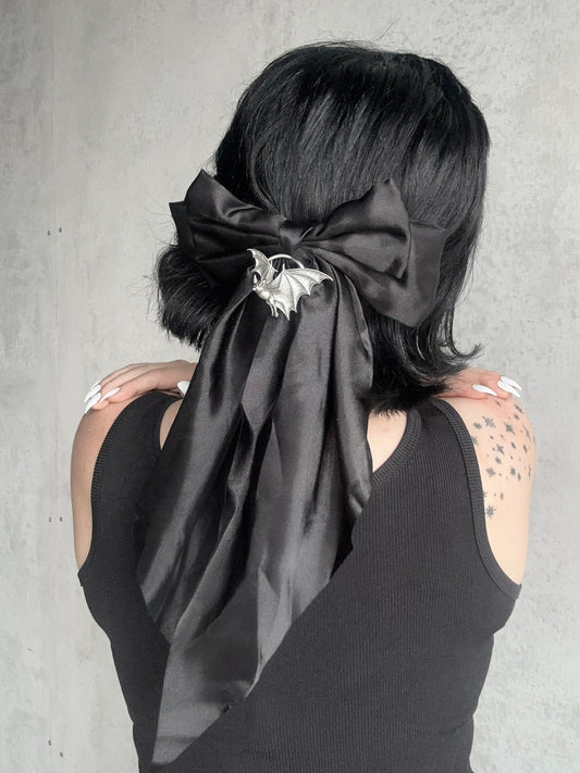 SCREECHERS OF THE NIGHT - Mother of Hades NIGHT GARDEN Hair Bow