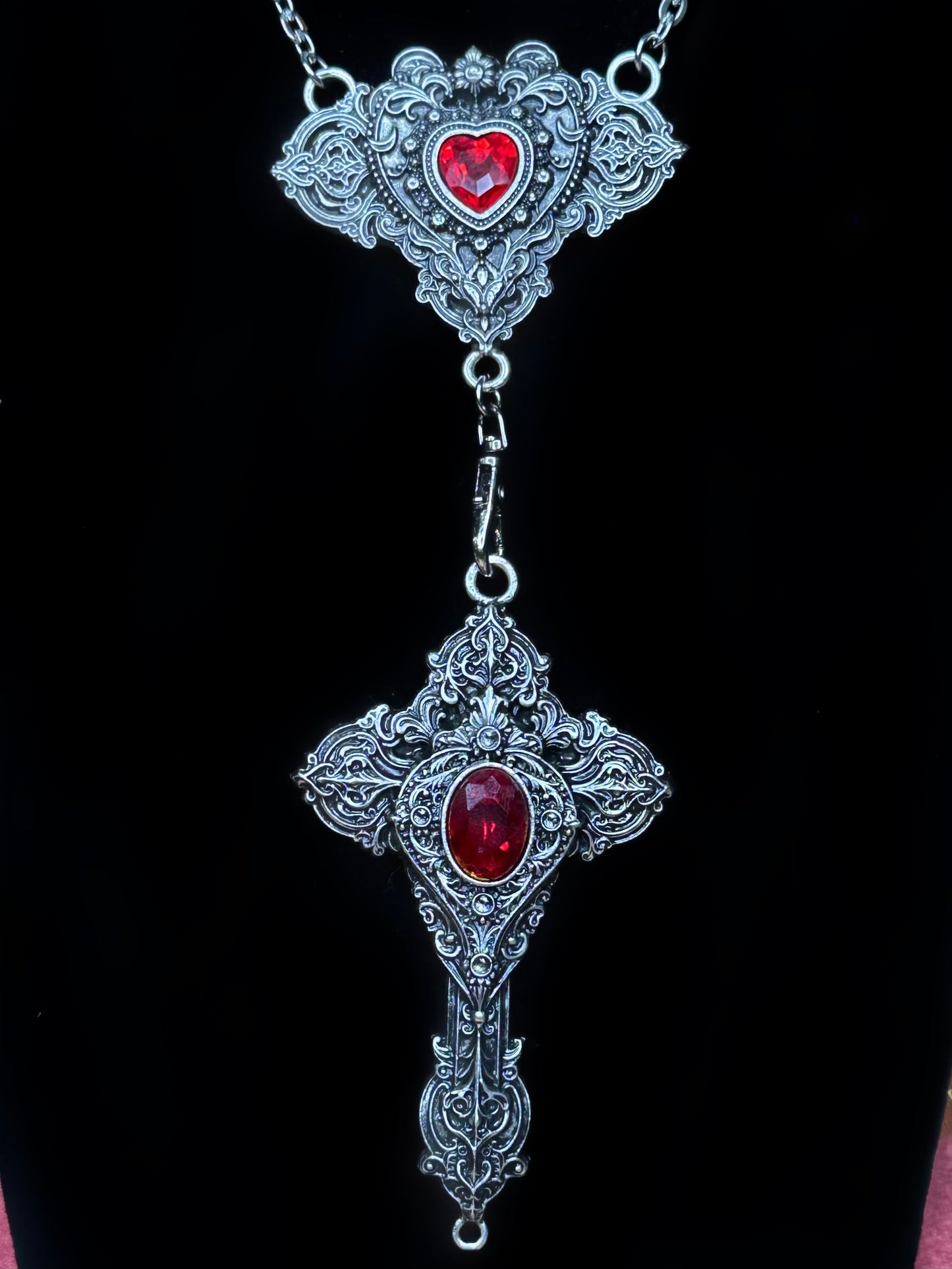 Cross My Heart Reversible Rosary - Mother of Hades Cast Necklace