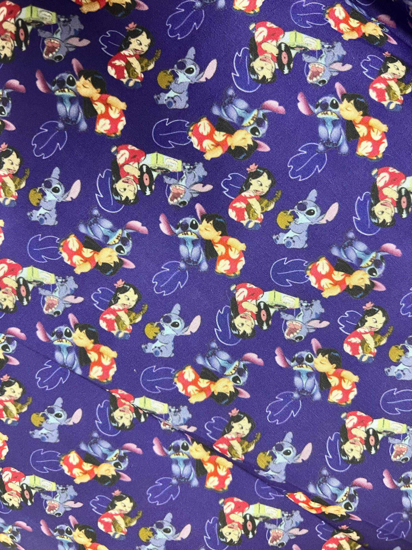 LILO AND STITCH - Polycotton Fabric from Japan