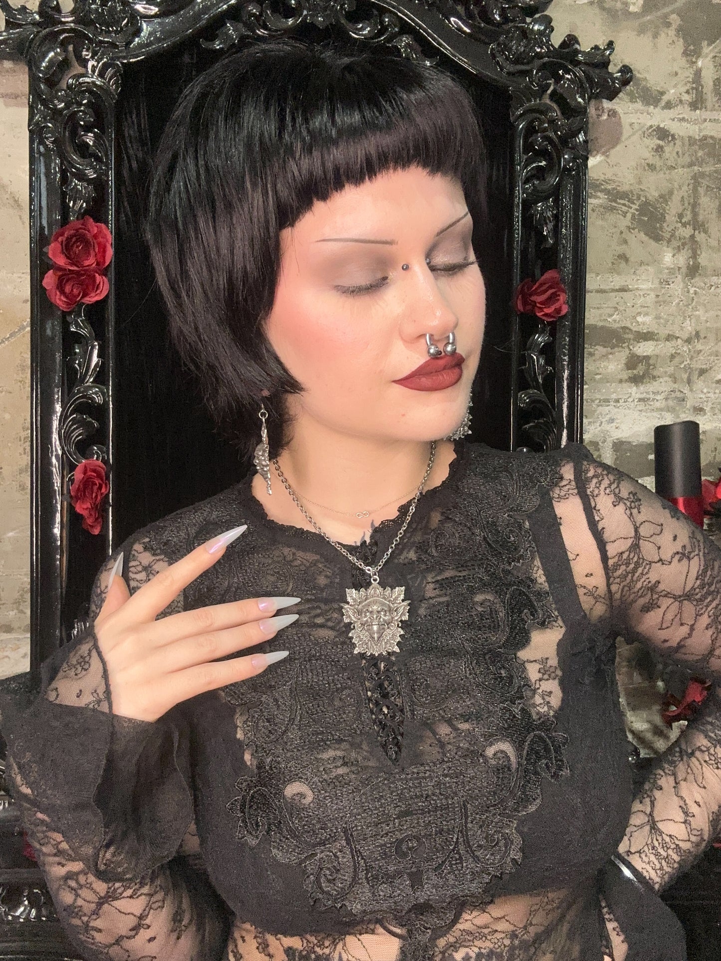 HOB GOBLIN - Mother of Hades NIGHT GARDEN Necklace