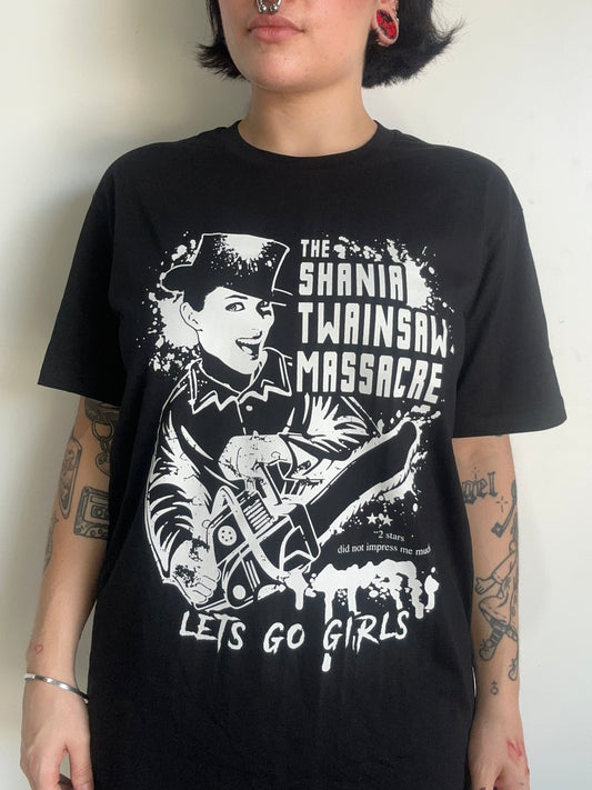 SHANIA TWAINSAW MASSACRE - Horror T-Shirt