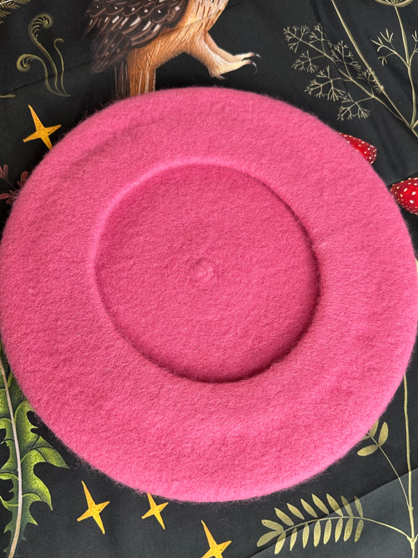 FROLIC AROUND BERET - Ray of Sunshine Pink Beret