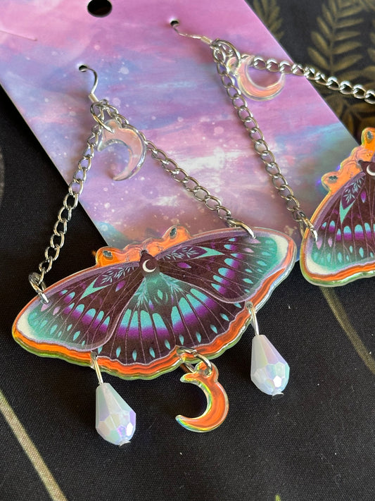 LA BELLA LUNA - Iridescent Dew Drop earrings