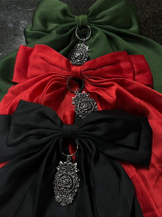 ETERNAL ROSE - Mother of Hades NIGHT GARDEN Hair Bow