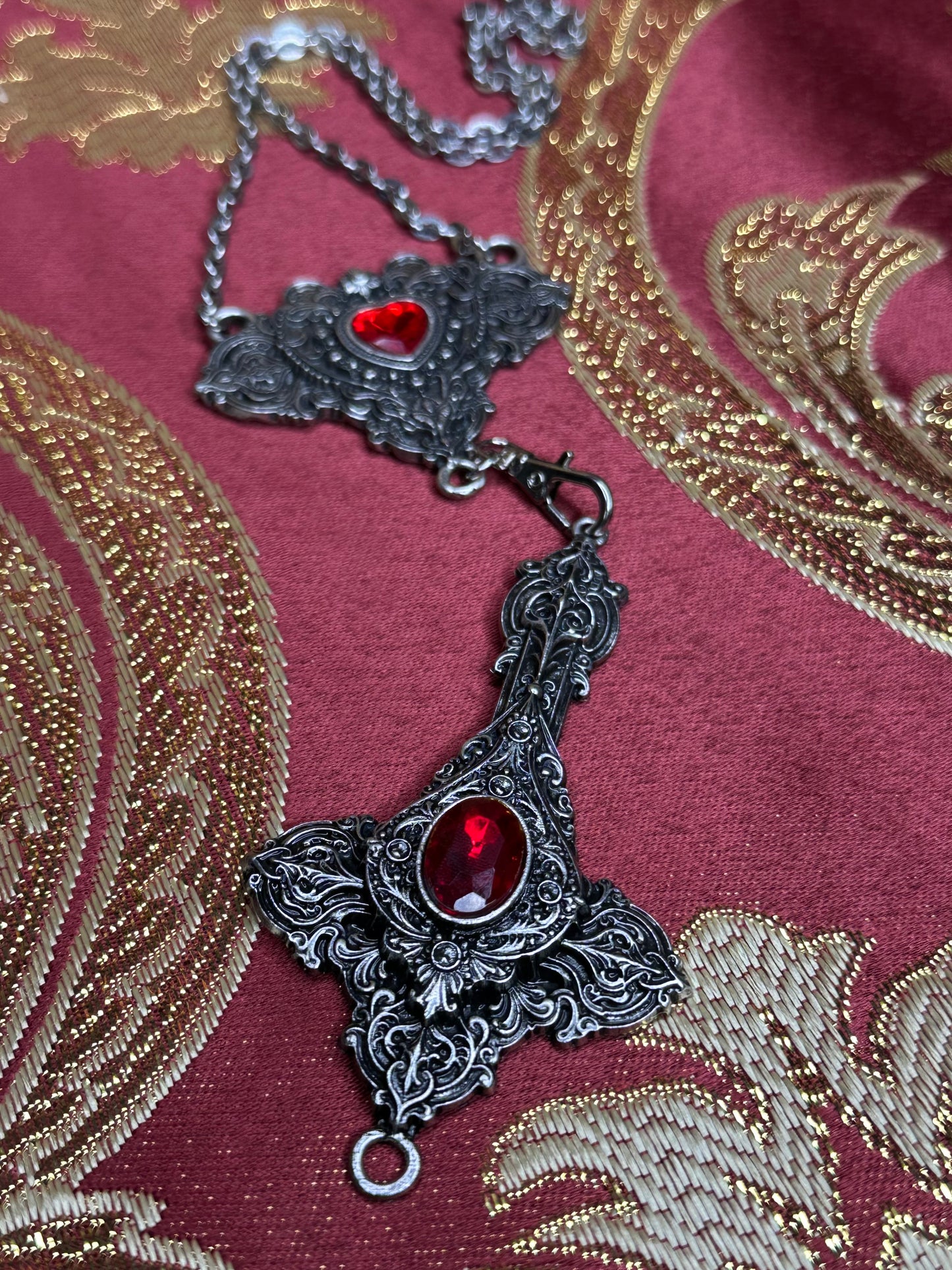 Cross My Heart Reversible Rosary - Mother of Hades Cast Necklace