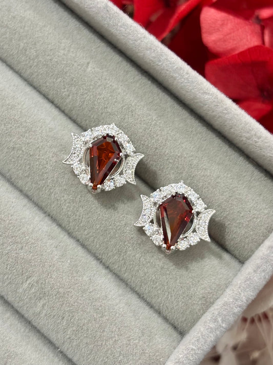 Till Death - 925 silver Coffin Earrings