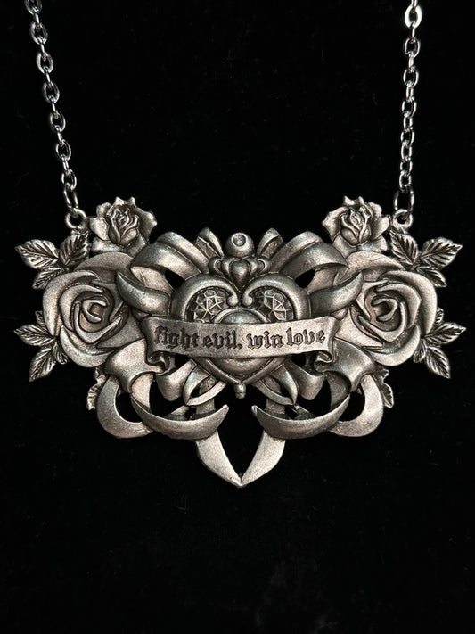 FIGHT EVIL, WIN LOVE - Mother of Hades Tribute Necklace