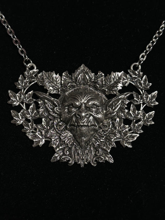 HOB GOBLIN PLAQUE - Mother of Hades NIGHT GARDEN Necklace
