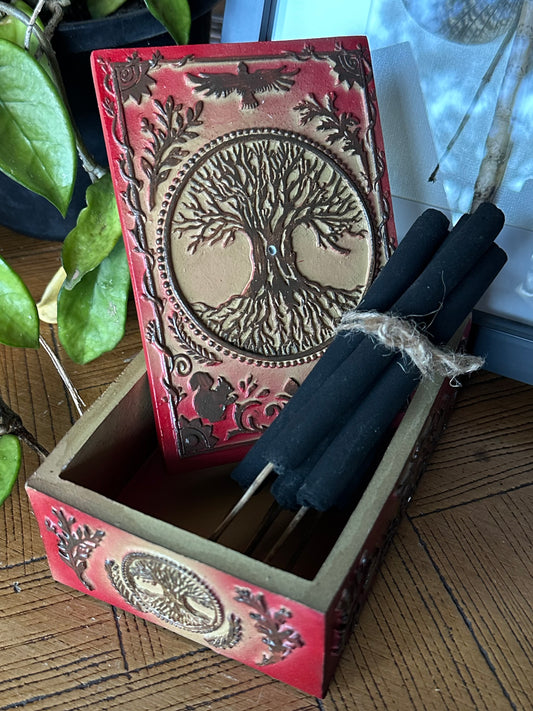 TREE OF LIFE TAROT BOX WITH INCENSE