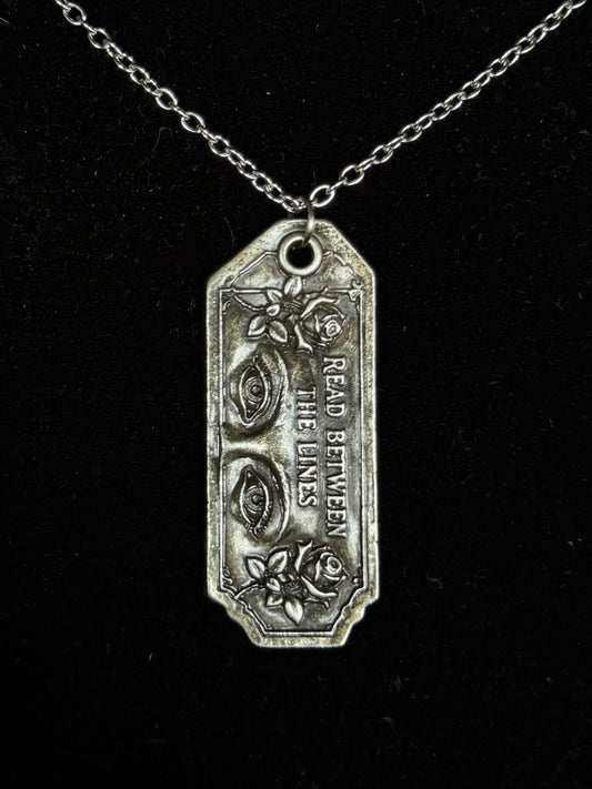 HIDING IN PLAIN SIGHT - Mother of Hades Tag Necklace