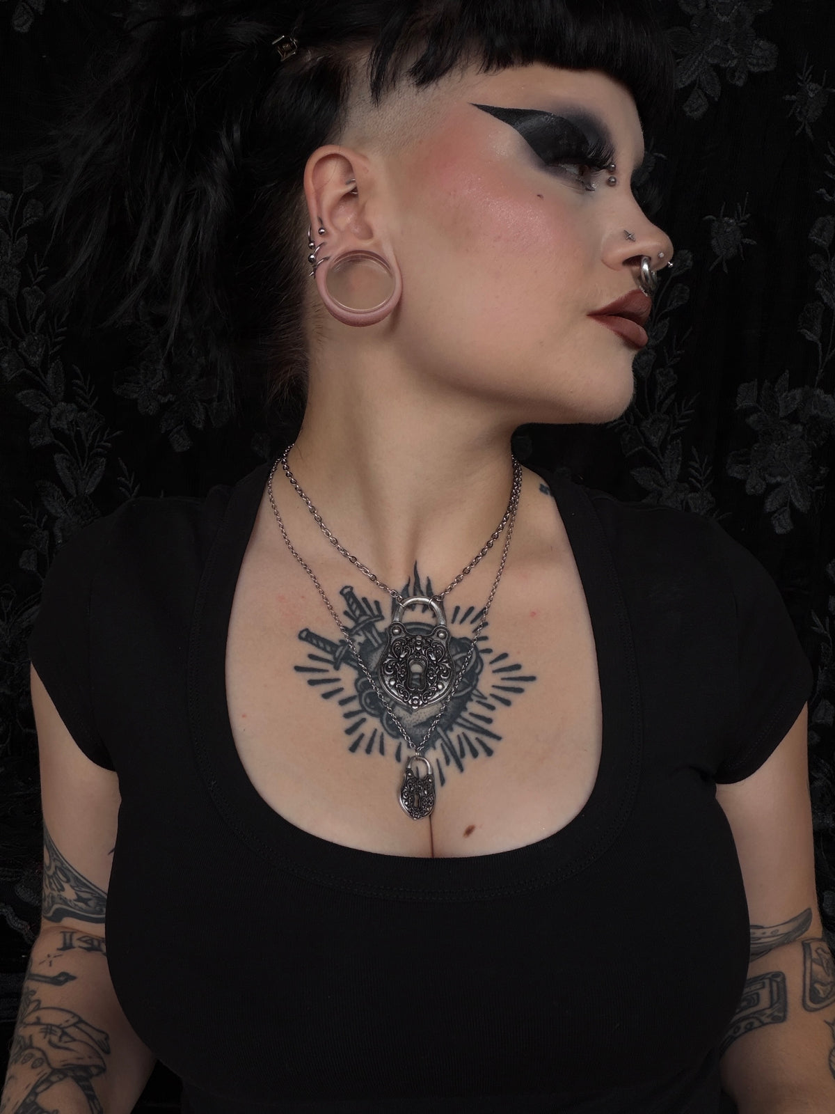 CELLAR DOOR PADLOCK - Mother of Hades Padlock Necklace