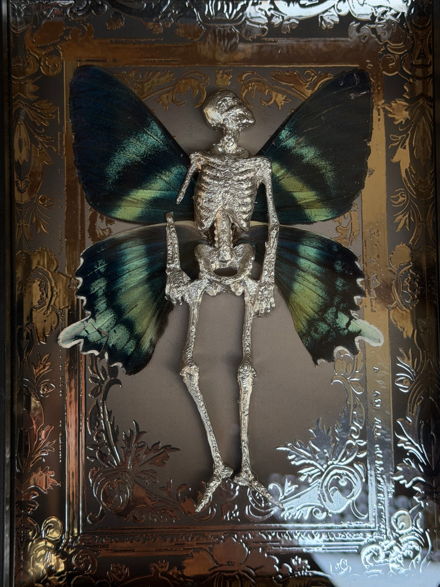 TINKA TEAL FAIRY - Mother of Hades Dead Fairy Frame