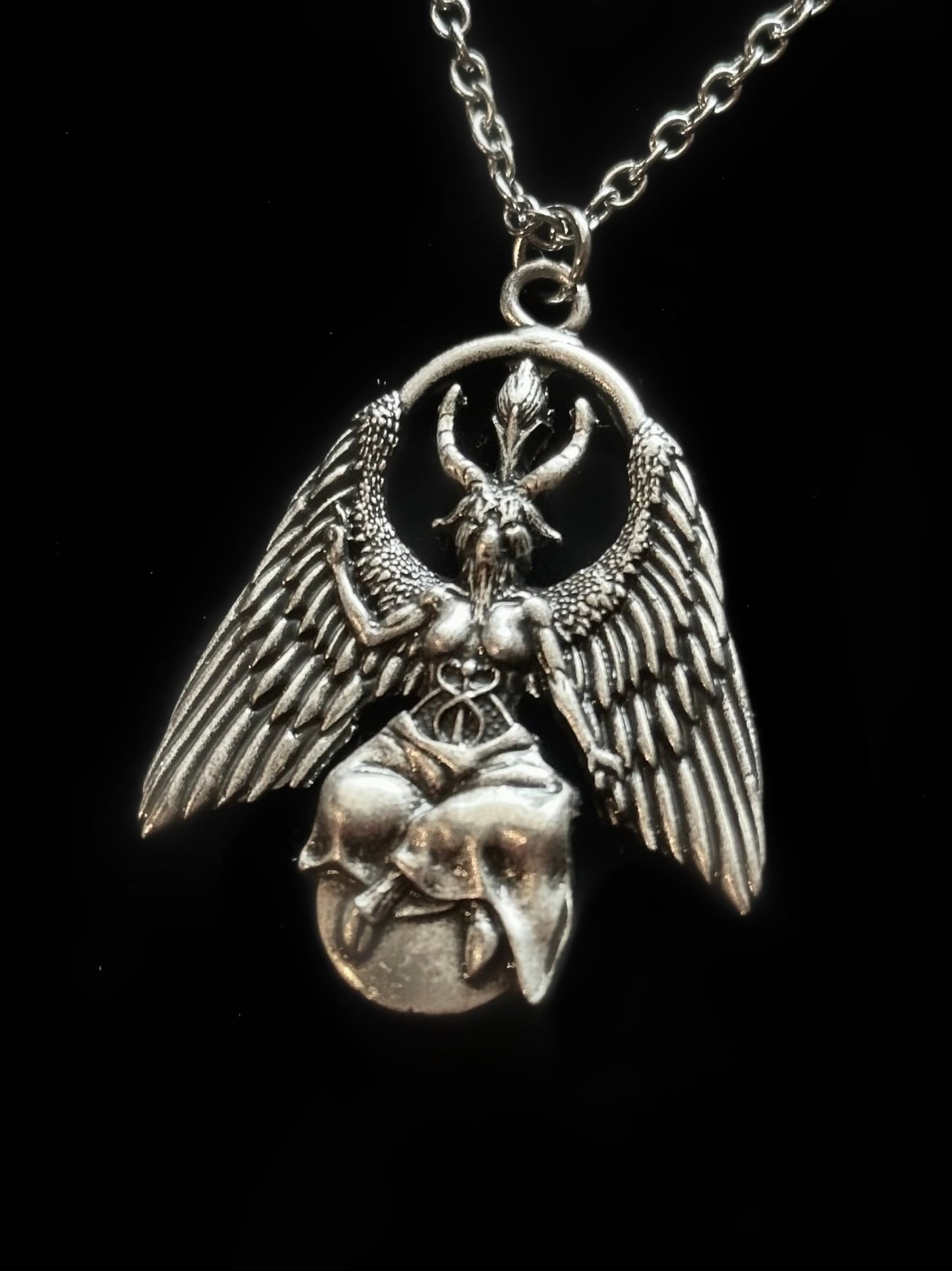 THE RETURN OF BAPHOMET RISING - Mother of Hades Mini Original Necklace