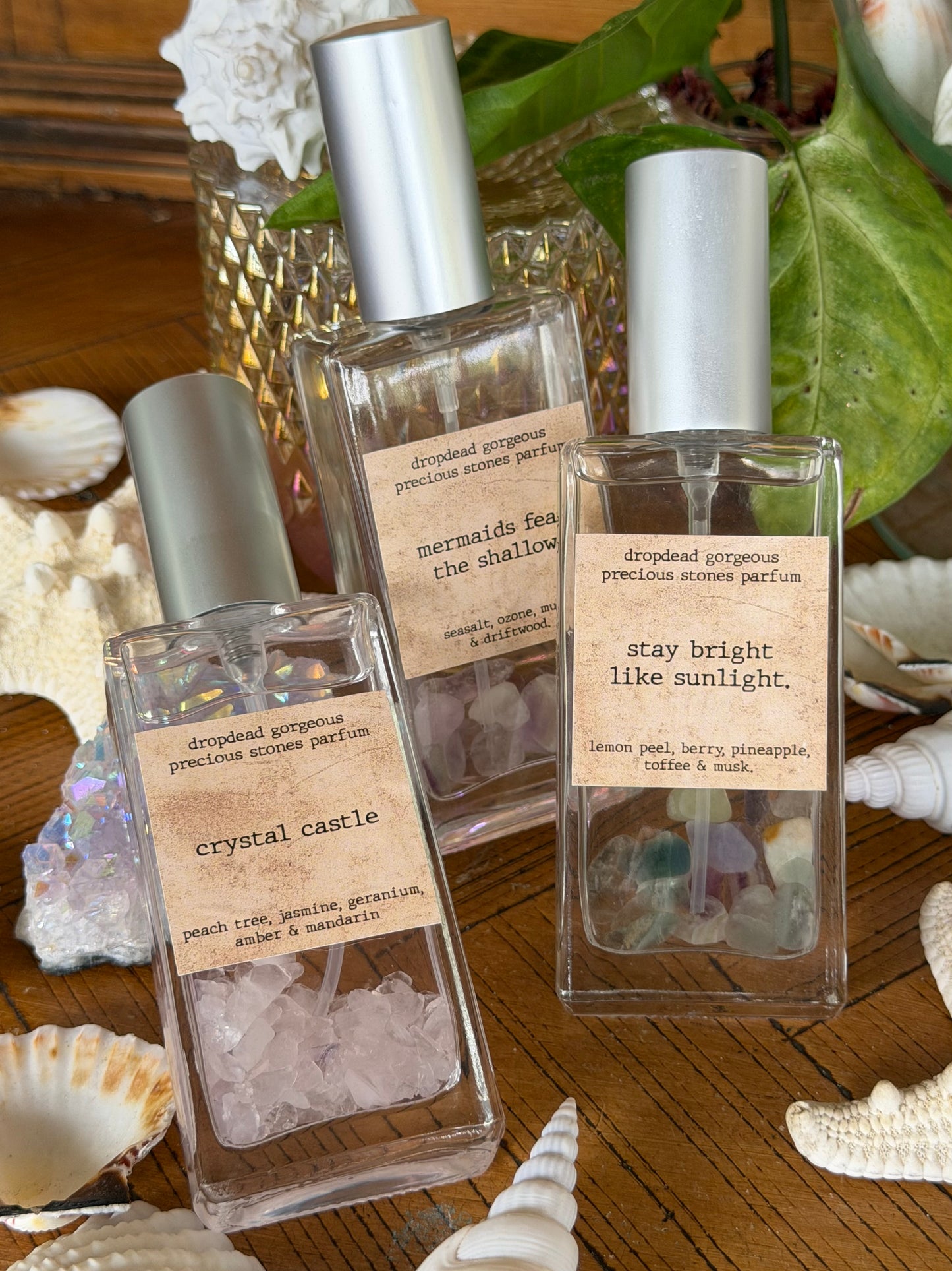 CRYSTAL CASTLE - Precious Stone Parfum Range