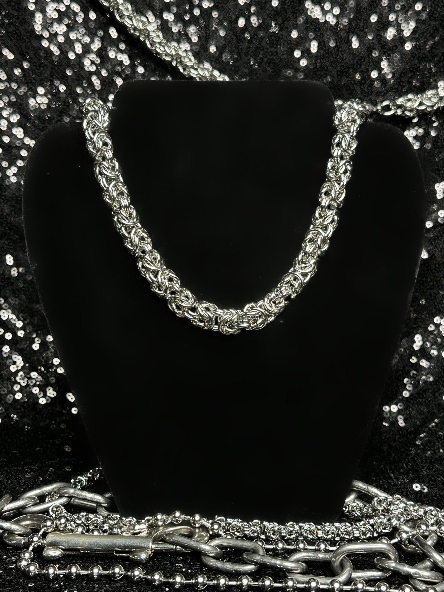 LARGE COIL -  Mother of Hades Chainmail Necklace