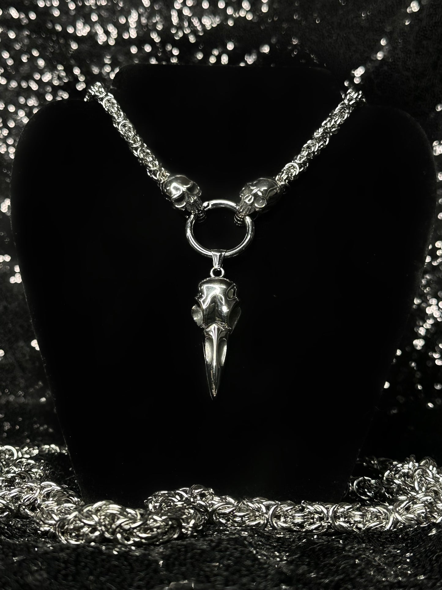 SKULL & BONES Mother of Hades Chainmail Necklace