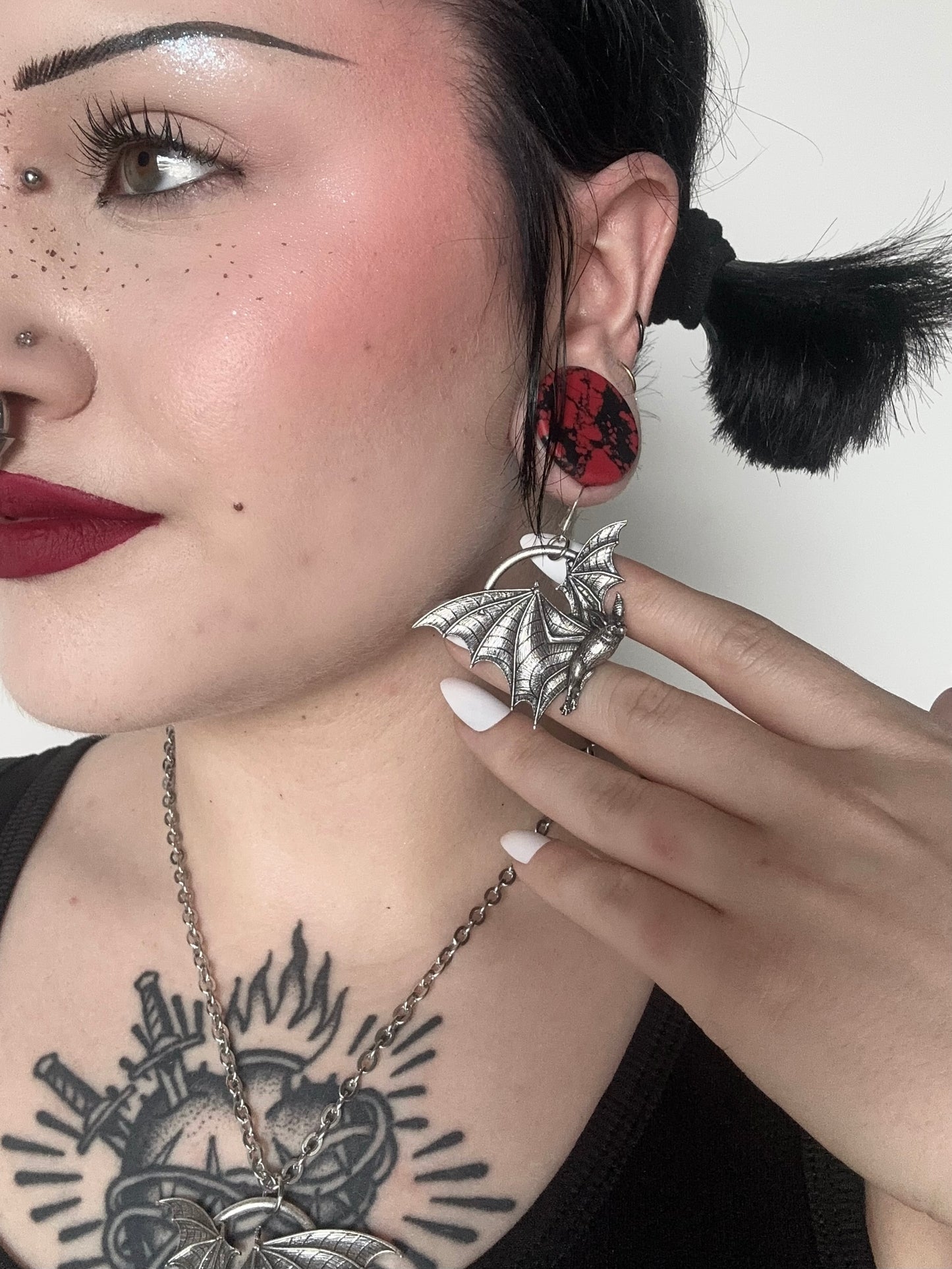 SCREECHERS OF THE NIGHT -  Mother of Hades NIGHT GARDEN Earrings