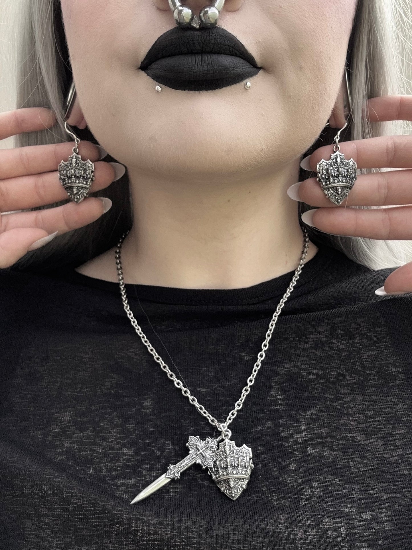 By The Shield - Mother of Hades Cast Earrings