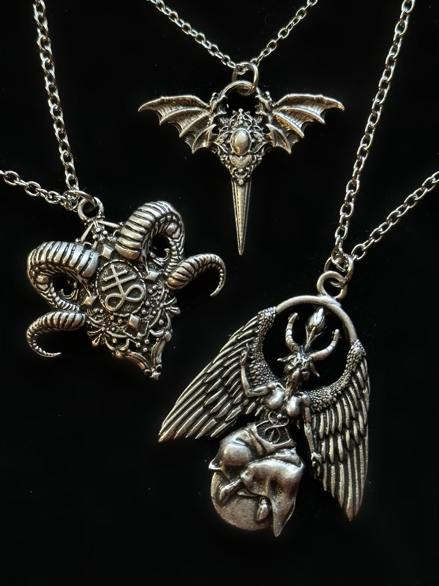 THE RETURN OF THE DARK ARTS ANKH- Mother of Hades Mini Original Necklace
