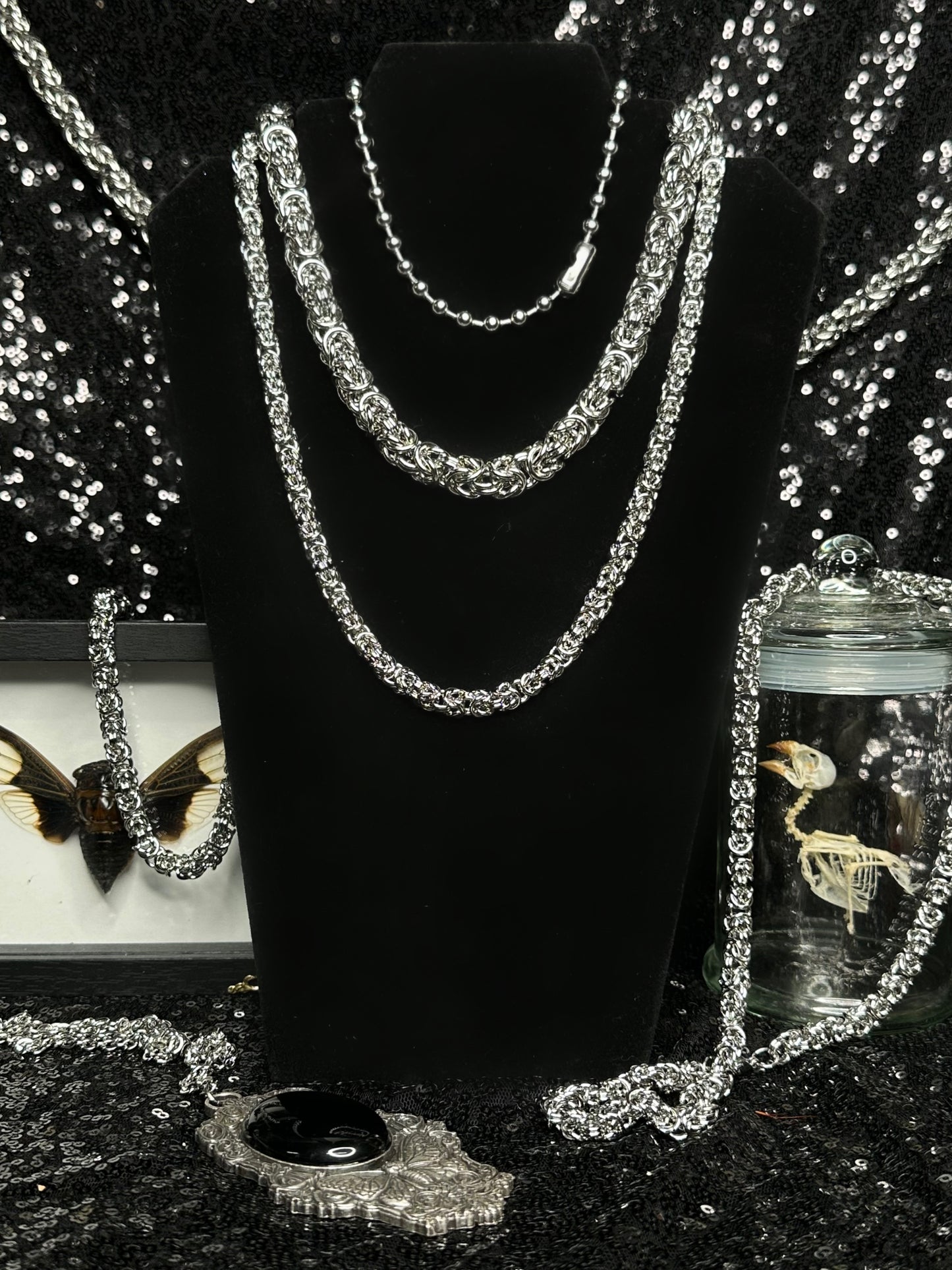 MEDIUM COIL -  Mother of Hades Chainmail Necklace