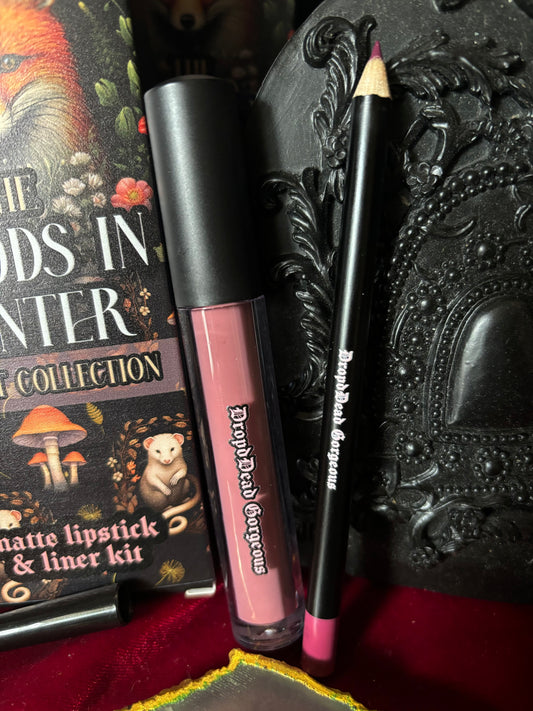 WILD ROSE - liquid lip and liner kit