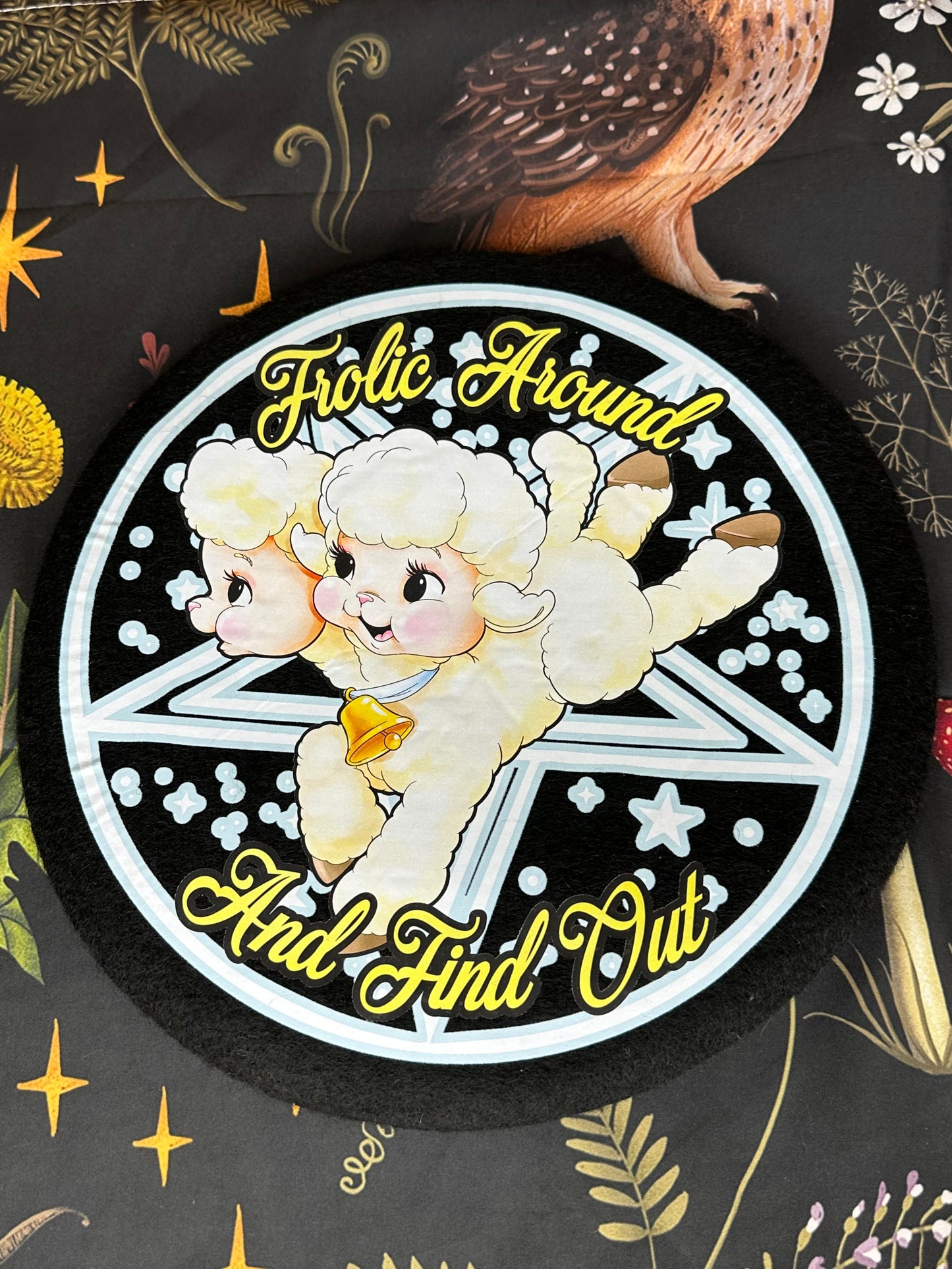 FROLIC AROUND BERET - Ray of Sunshine Black Beret