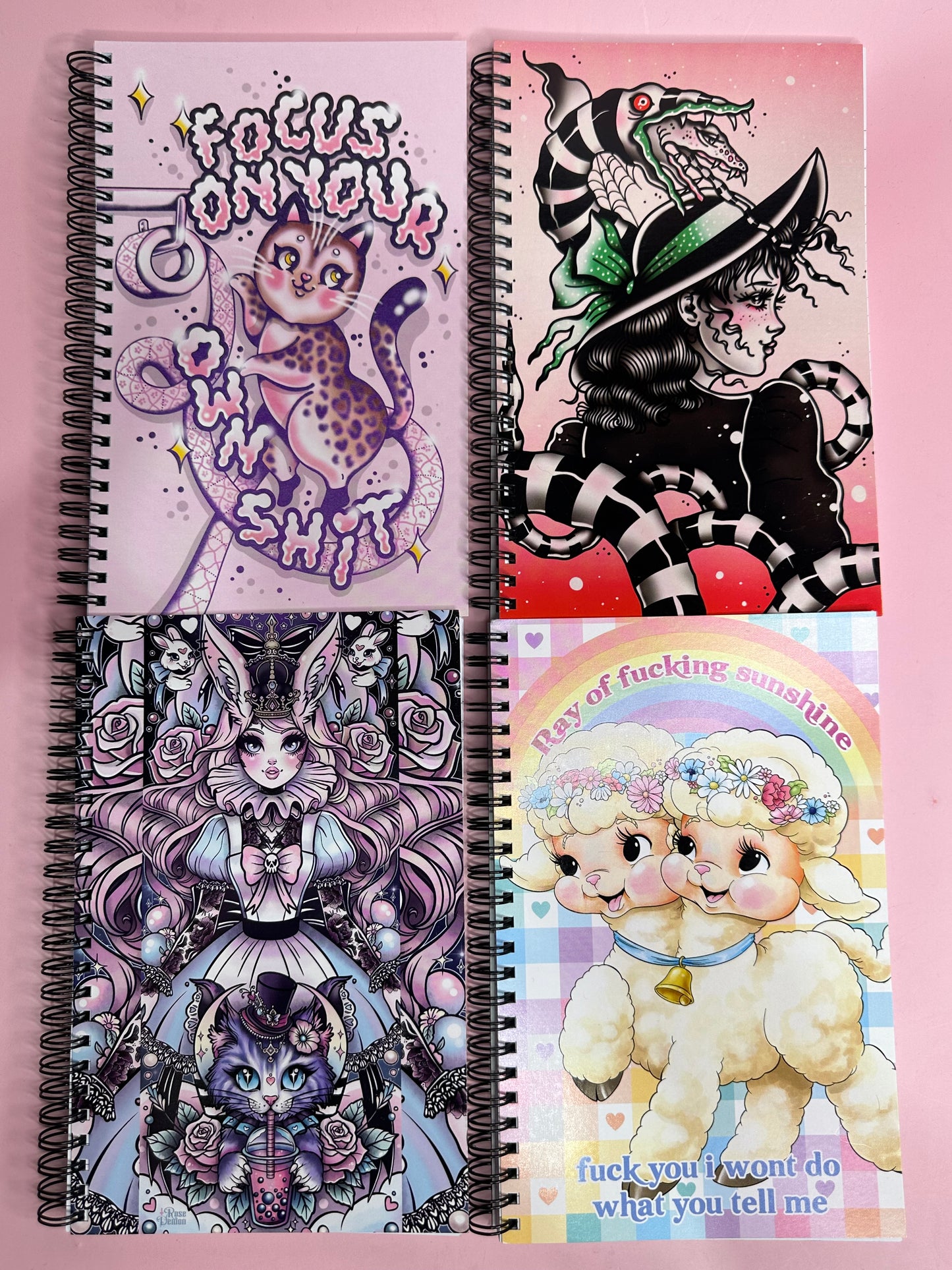 MAGICAL ALICE - Spiral Notebook