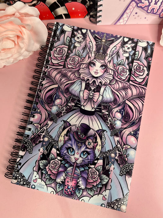 MAGICAL ALICE - Spiral Notebook