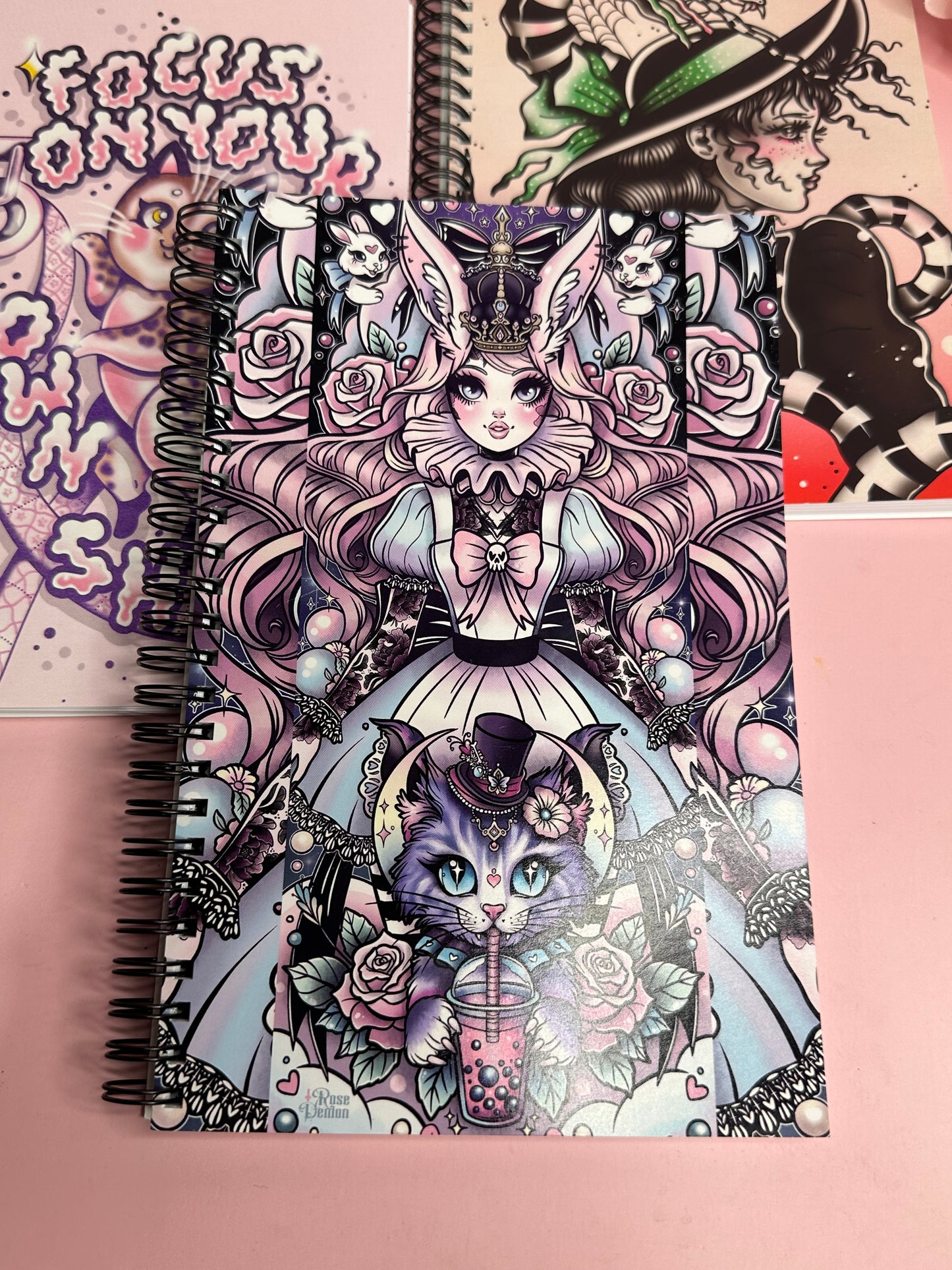 MAGICAL ALICE - Spiral Notebook