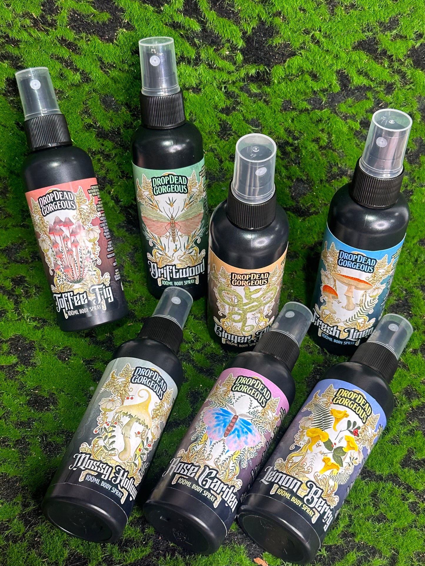 BODY SPRAY BUNDLE - 7 x 100ml bottles