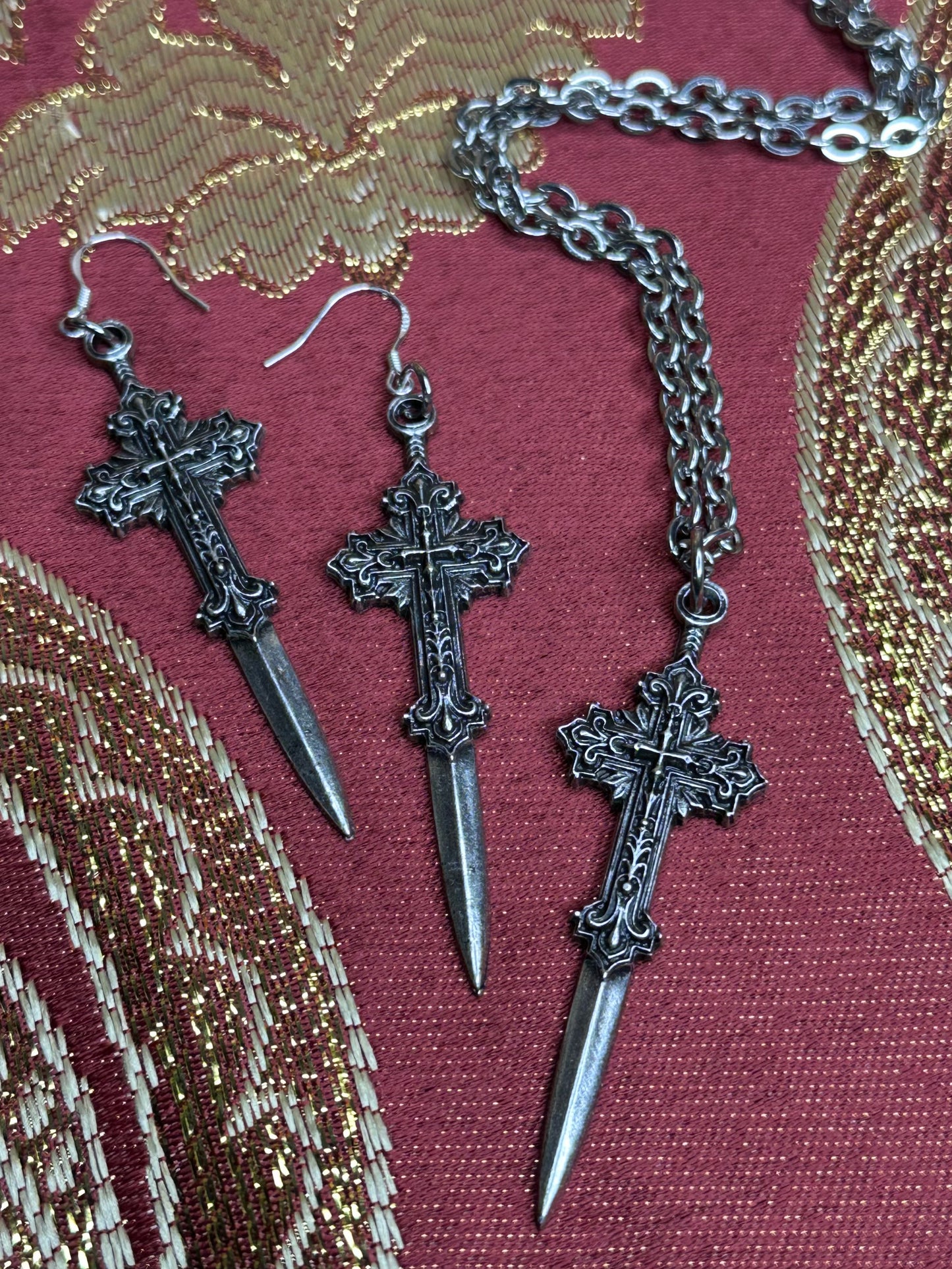 By The Sword - Mother of Hades Cast Earrings