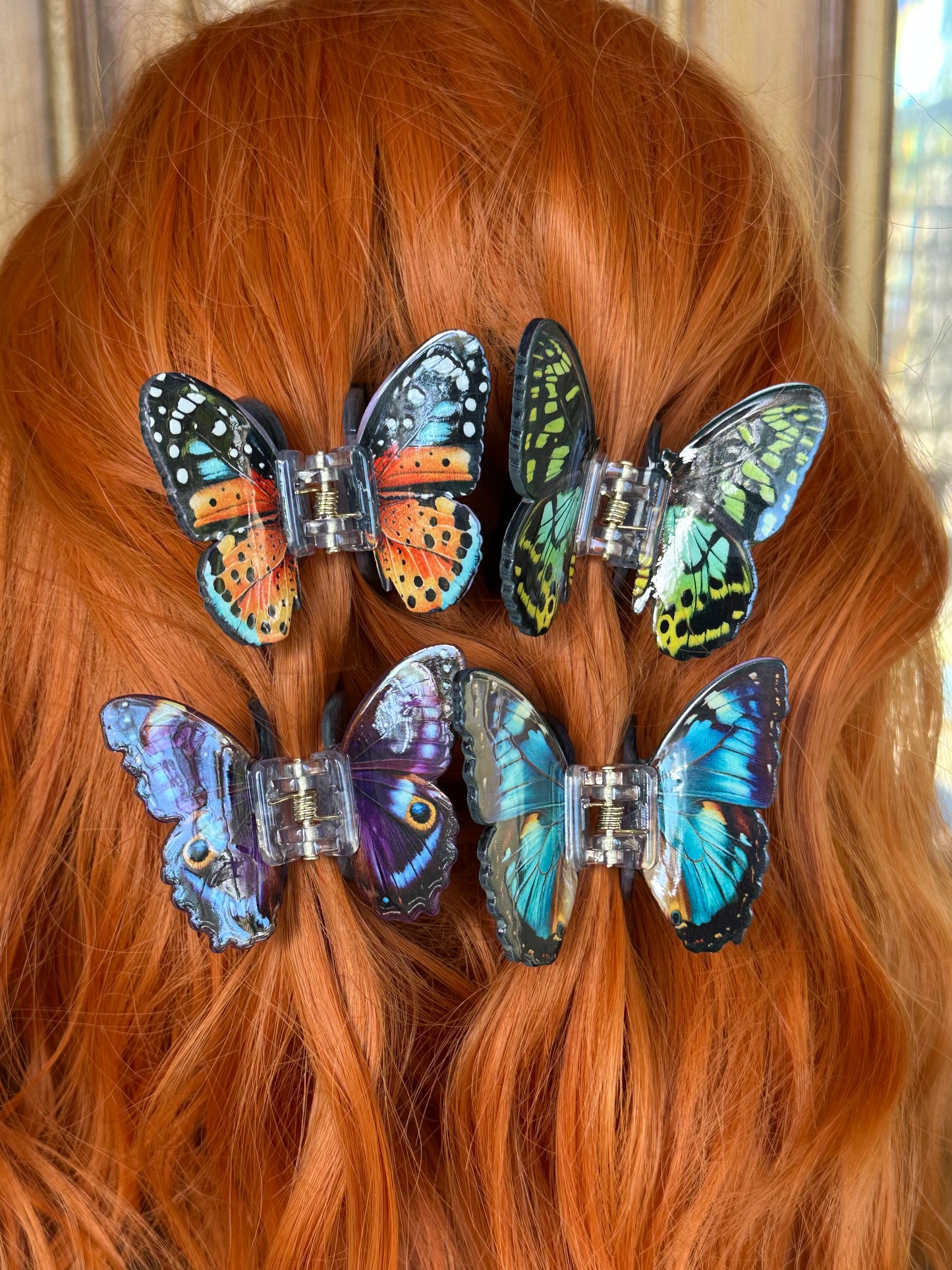HEY SUNSHINE - Twin Butterfly Hair Clip Set