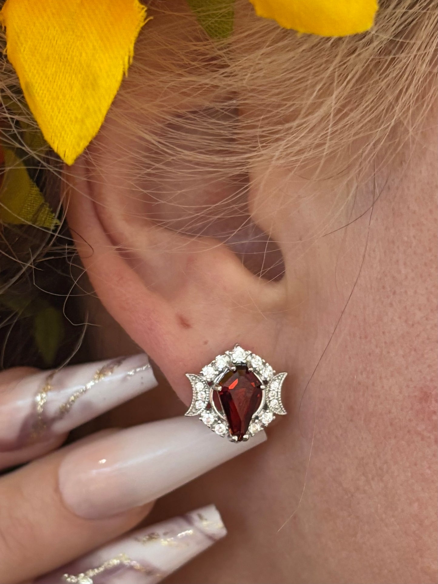 Till Death - 925 silver Coffin Earrings
