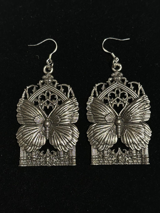 A NEW DAY BLOOMS -  Mother of Hades NIGHT GARDEN Earrings