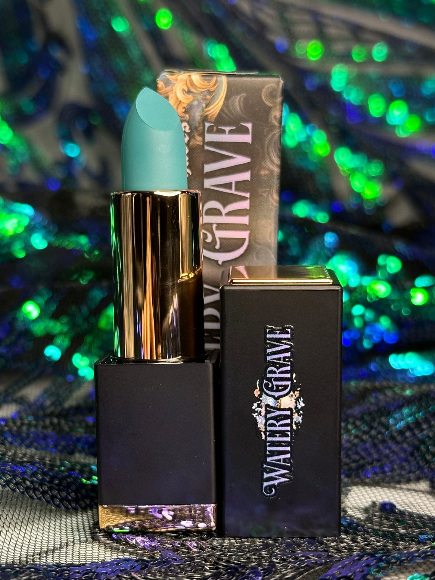 WATER NYMPH - Mother of Hades Watery Grave Traditional Cream Velvet Lipstick