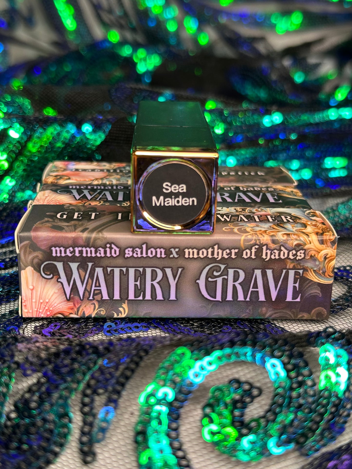 SEA MAIDEN - Mother of Hades Watery Grave Traditional Cream Velvet Lipstick