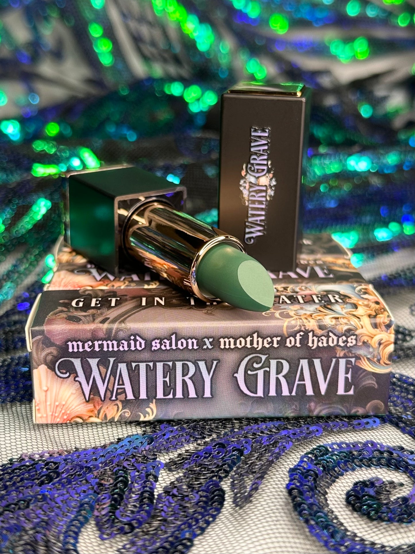 WEEPING WILLOW - Mother of Hades Watery Grave Traditional Cream Velvet Lipstick