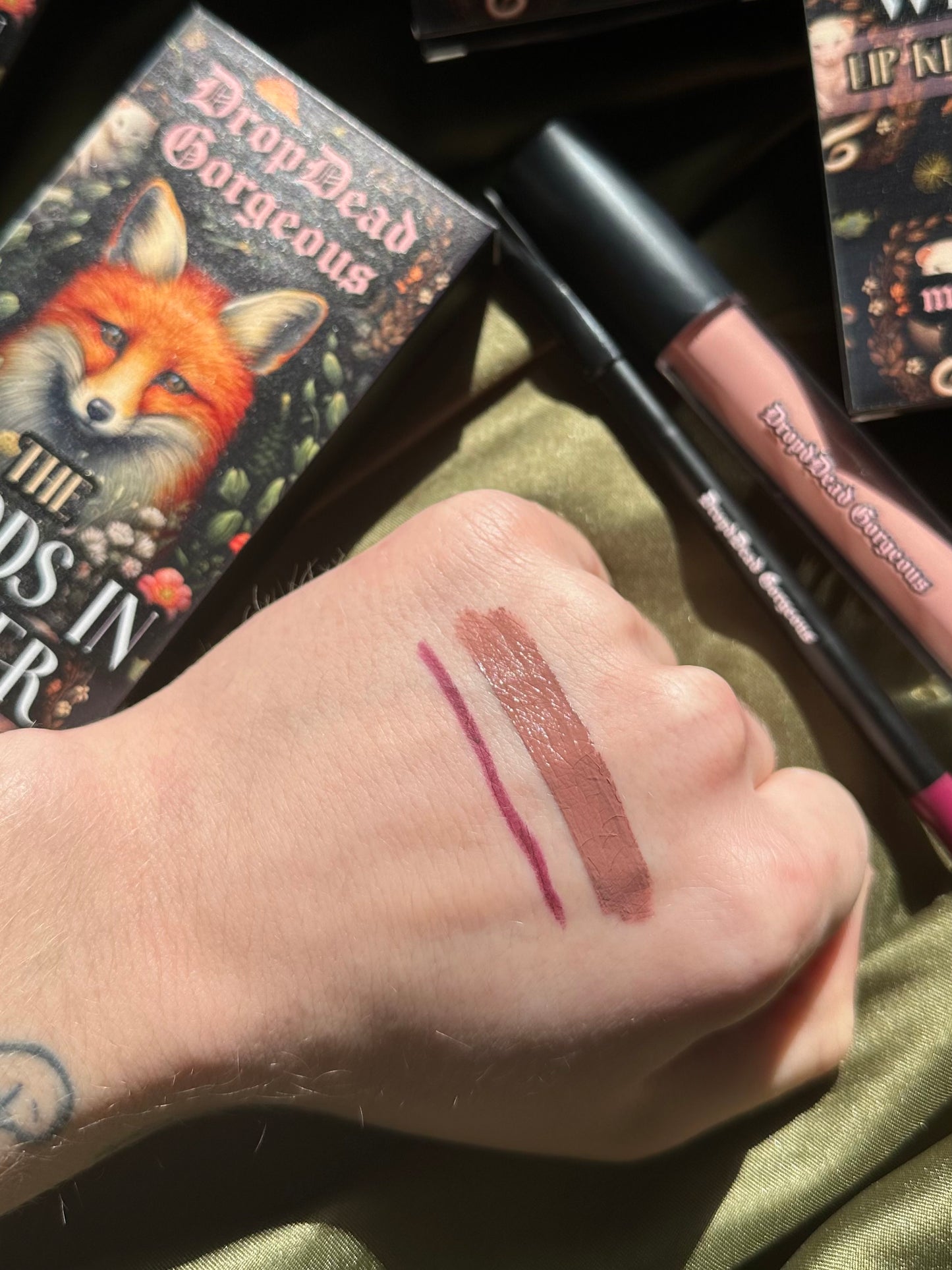 NIGHTINGALE TRAIL - liquid lip and liner kit