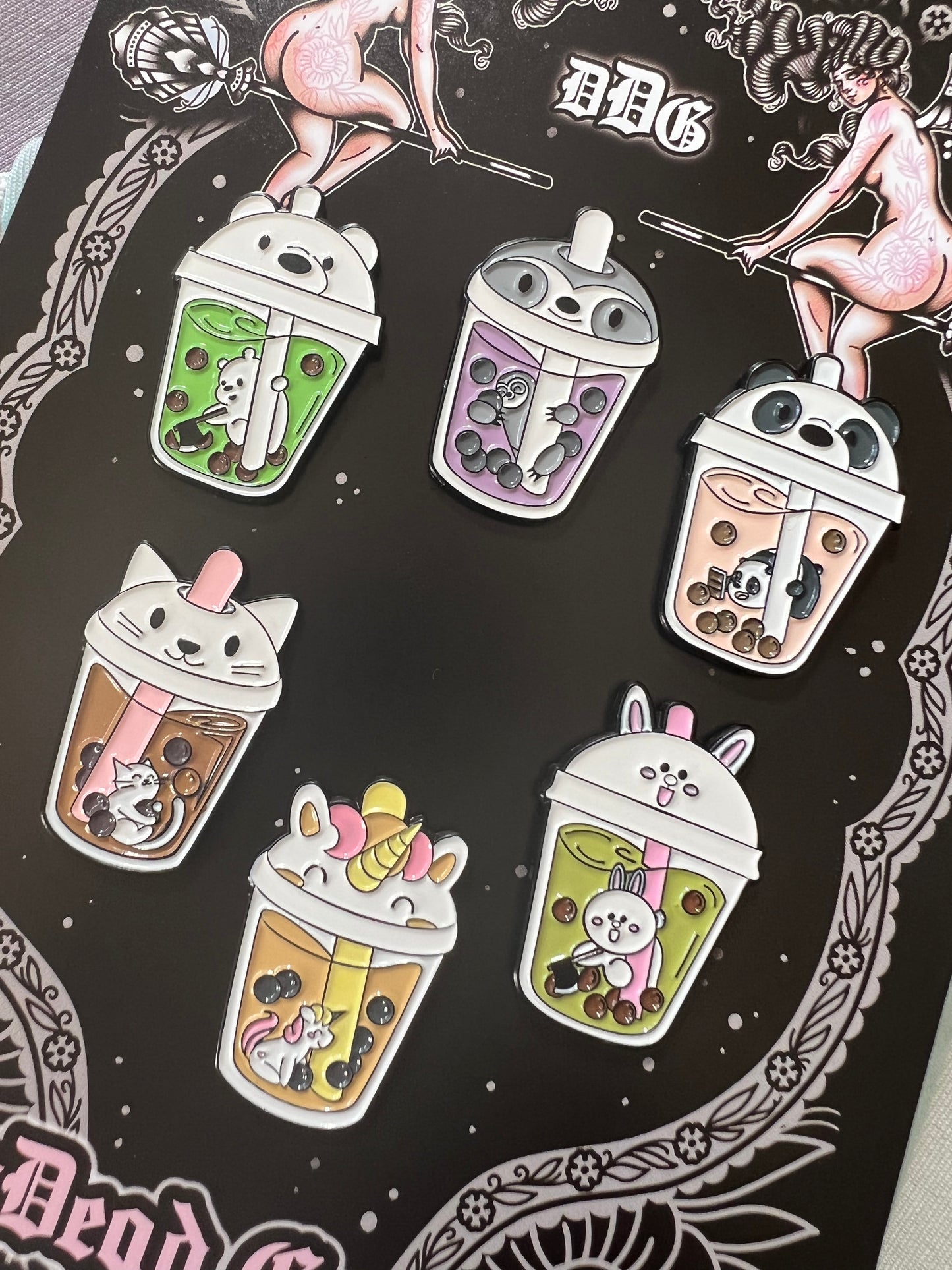 BUBBLE TEA GANG - Enamel Pin Set